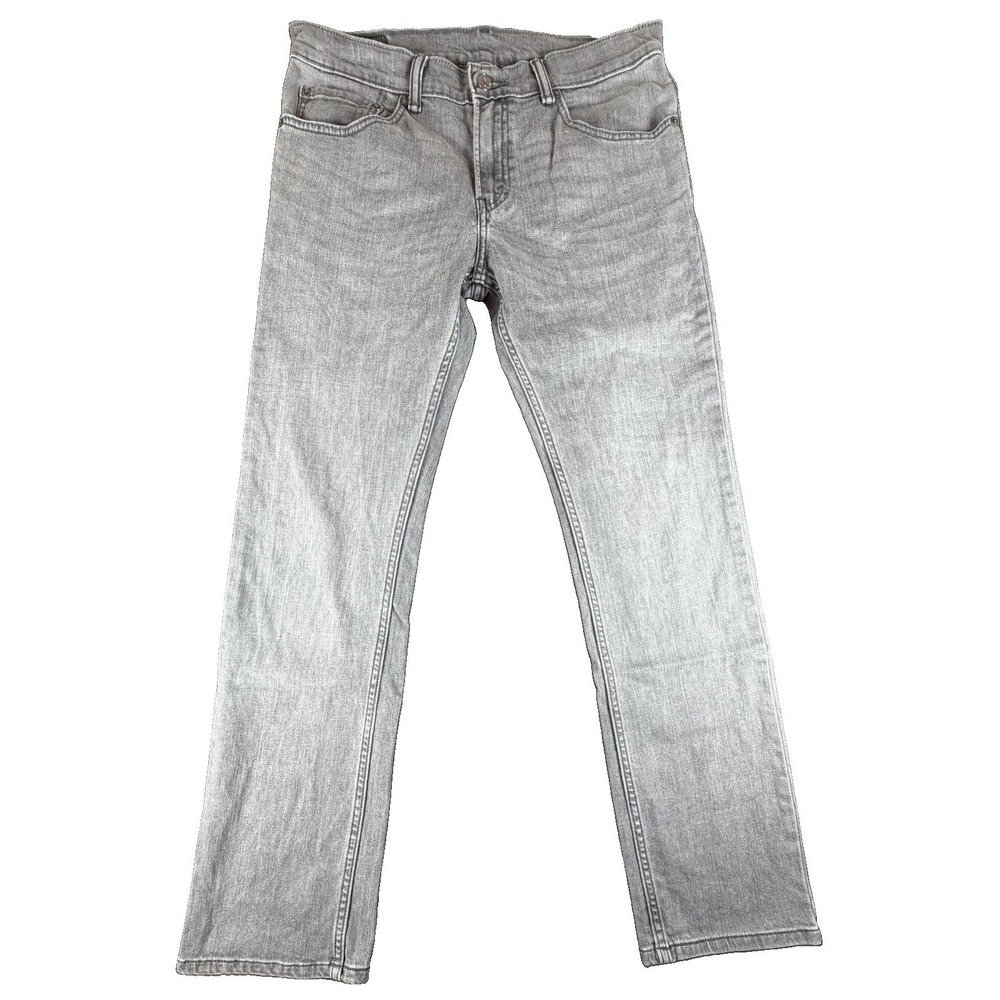 Levi's 511 Slim Fit Jeans Mens 29x29 Gray Stretch Denim Pants Cotton Blend